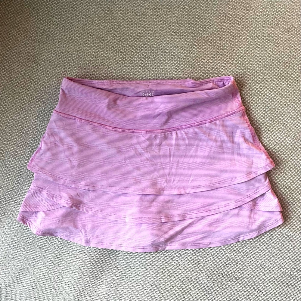 Athleta Girl pink swing skort, Sz Med/8-10, very good condition